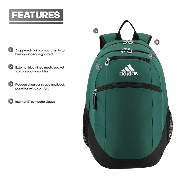 Adidas Striker II Versatile Backpack with Multiple Compartments Walmart