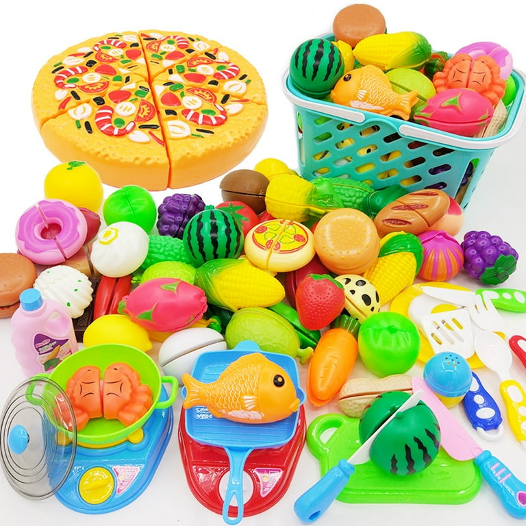 FRUIT & VEGETABLE CUTTING SET – The Better Toy Store