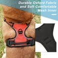 thumbnail image 4 of No Pull Dog Harness for Large Dogs Dog Vest Harness Adjustable Dog Harness Mesh Dog Harness Breathable Reflective Dog Harness for Dog Walking Training Daily Outdoor Use Black, 1, 4 of 8