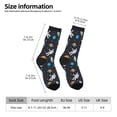 thumbnail image 6 of Uemuo Space Pattern Women's Crew Socks, Soft Durable Breathable Moisture-Wicking with Odor Control Cotton socks, 6 of 9