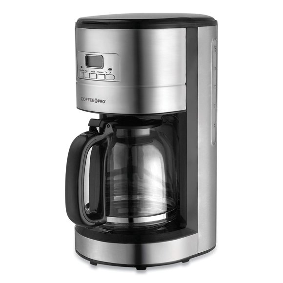 Coffee Pro Cpcm4276 10-12 Cup Stainless Steel Brewer Coffee Maker