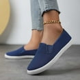 thumbnail image 2 of Shoes for Women,Casual Shoes Fashionable Unisex On Lace Up Flat Comfortable Canvas Sneakers For Daily Wear With Jeans And Casual Pants,Walking Shoes(Size:6.5), 2 of 9