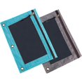 thumbnail image 1 of 3 Rings Binder Pencil Pouch, Pencil Case With Clear Window (grey&blue 2pack), 1 of 4