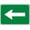 Warning Sign 1, variant on Directional Arrow Sign – 8x12 Inch Reflective RustFree Aluminum,HighVisibility Left Arrow Indicator,Weatherproof Navigation Sign for Indoor or Outdoor Use