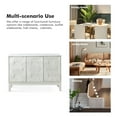 thumbnail image 6 of 14 Karat Home Adjustable Shelves Contemporary Credenzas & Sideboards, Wood White, 6 of 10