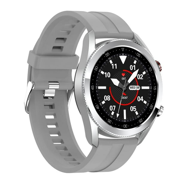 Reloj Inteligente IP68 Monitor de ón Arterial a Prueba de Agua BT-Call Podómetro Monitor de Sueño Pulsera de Seguimiento de Fitness Deportivo Silicona Blanca Sunnimix reloj inteligente