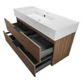 thumbnail image 5 of Nameeks Derin-4818-W Derin 48" Wall Mounted Single Basin Vanity Set - Black, 5 of 7