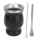 thumbnail image 2 of Taza de Mate Taza de té Mate en Forma de Calabaza Taza de Agua Acero Inoxidable con Cuchara Cepillo de Paja Tazas Aisladas de Calabaza Taza de té Taza Aislada para té Café Vino ANGGREK Otros, 2 of 8