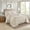 Cream + Microfiber + Queen+1, variant on TENGDA 3 Piece Quilted Medallion Reversible Bedspread Seafoam King Cal King Size Bedding