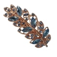 thumbnail image 2 of Jumpingount Horquilla de cristal con diamantes de imitación para mujer, fiesta de vacaciones, fecha de viaje, decoración, pinzas para el cabello Accesorio para el cabello Azul oscuro, 2 of 4