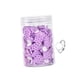 thumbnail image 3 of Copas de pegamento para pestañas, soporte para anillos de pegamento para salón de belleza, práctica de injerto de pestañas Panal morado, 3 of 9