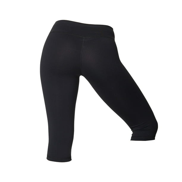 American Apparel - Leggings de deporte por la rodilla de mujer (Negro) American Apparel UTRW4020_black