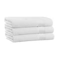 thumbnail image 2 of 100% Cotton 1-Piece Bath Towel - Super Soft, High Quality, High-Absorbent, and Fade-Resistant Bath Towel- 54" x 27" - (White), 2 of 3