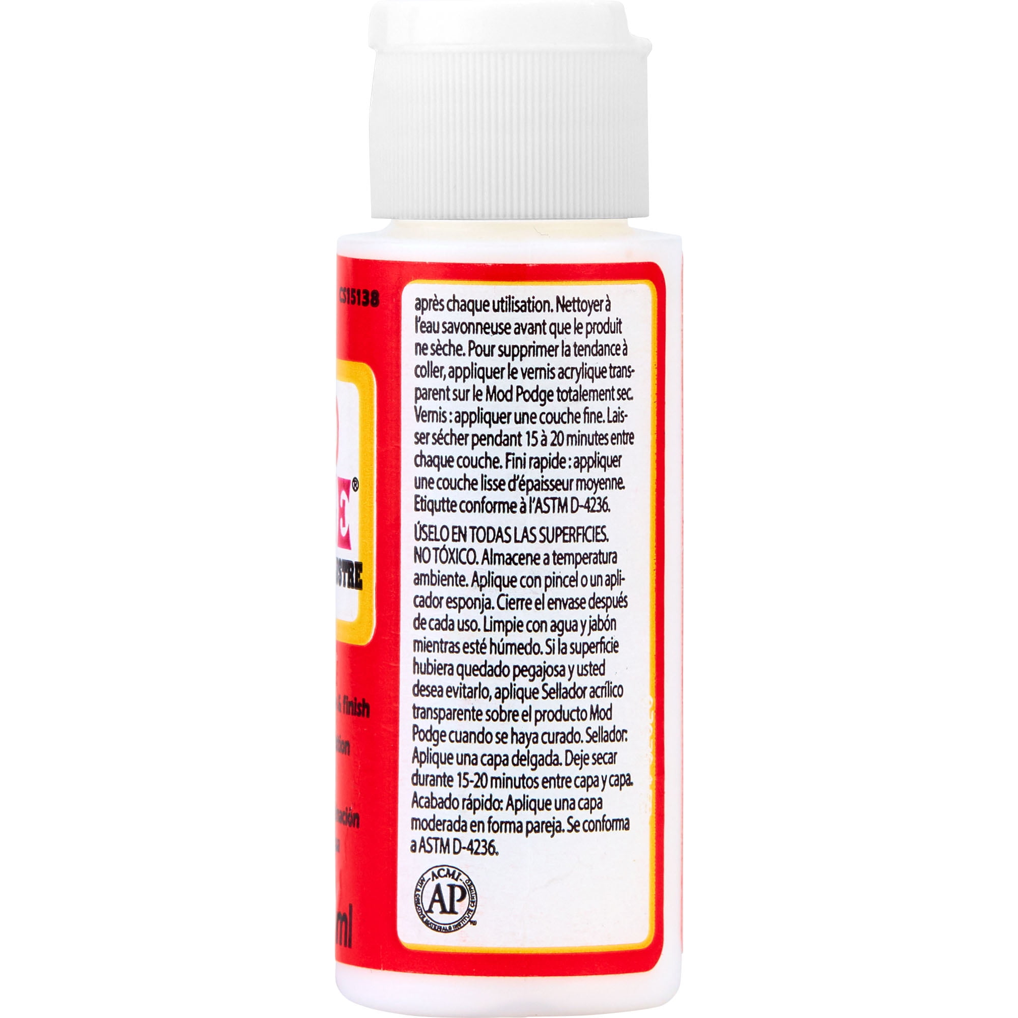 MOD PODGE Gloss Water-based Glue, Sealer, Finisher (16 Fl Ounce), Plaid  CS11202