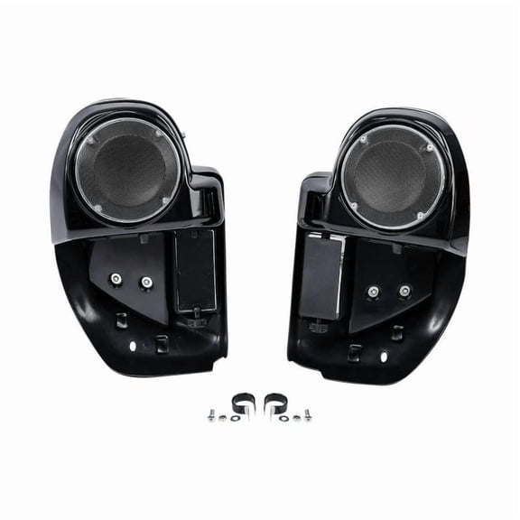 Motorcycle Lower Vented Fairing 6.5" Speaker Box Pod For Harley Touring Electra Glide FLHTK FLHX FLTRX 2014-2024