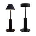 thumbnail image 1 of Lámpara de escritorio LED de 2 piezas con carga USB y atenuación, luz nocturna, lámpara de mesa con carcasa de metal Estilo C, 1 of 9