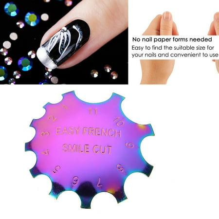 LAFGUR Nail Art Template Tool,Manicure Easy French Smile Line Cut Edge Trimmer Nail Art Template Tool, Smile Line Cutter | Walmart Canada LAFGUR Nail Art Template Tool,Manicure Easy French Smile Line Cut Edge Trimmer Nail Art Template Tool, Smile Line Cutter | Walmart Canada