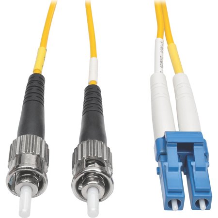UPC: 0037332122742 | Tripp Lite 10M Duplex Singlemode 9/125 Fiber Optic Patch Cable LC/ST 33  33ft 10 Meter – Patch cable – LC single-mode (M) to ST single-mode (M) – 10 m – fiber optic – duplex – 9 / 125 micron – yellow