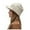 Beige, variant on Womens Solid Winter Outdoor Peaked Cap Knitted Beanie Hat Cover Warm Fashionable Headwear for Cold Weather Activities