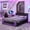Purple+Black + Upholstered + Queen, variant on Modern Queen Size Gaming Bed Frame, Cyberpunk Esports Platform Bed with Hydraulic Underbed Storage, Black & Red Heavy Duty Bedroom Furniture for Gamers & Adults