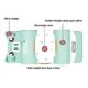 thumbnail image 3 of Newborn Head Shaping Pillowbaby Anti-eccentric Head Pillowlatex, 3 of 3