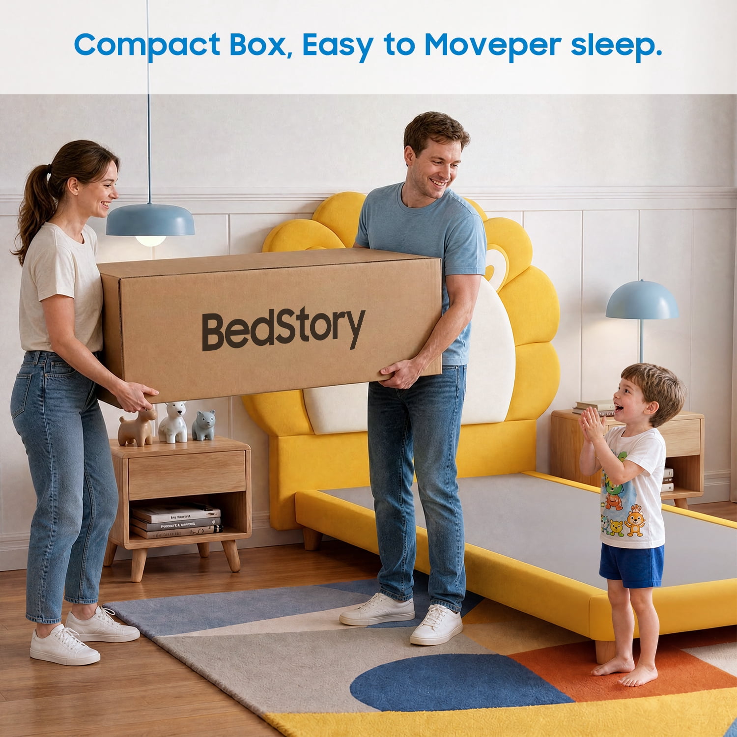 Bedstory 8" Twin Memory Foam Mattress, Tight-Top Medium Firm Pocket Springs Mattress for Cool Night & Pressure Relief