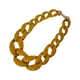 thumbnail image 5 of Gargantilla Vintage Qarigey para mujer collar bohemio con cadena gruesa colgantes adorno de moda Amarillo, 5 of 6