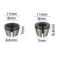 thumbnail image 1 of 6mm 6.35mm 8mm Collet Chuck For Engraving Trimming Machine Electric Router Bits 2PCS, 1 of 9