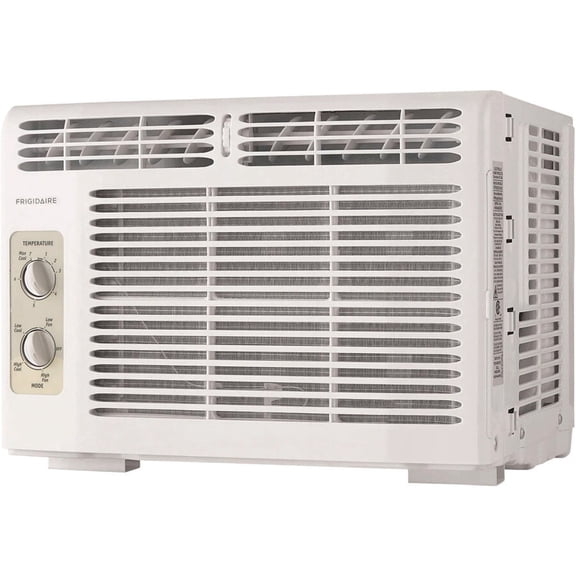 Frigidaire 5,000 BTU Mechanical Window Air Conditioner, 250 Sq. Ft., 2-Speeds, White, FFRA051WAE