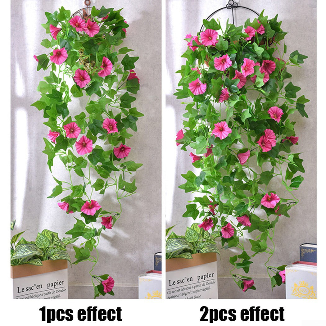 Artificial Fake Hanging Flowers Vine Plant Wedding Home Garden Outdoor Decor !