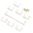 thumbnail image 2 of Estabilizador De Teclado Chapado En Oro Estabilizador De Teclado 104/108 Mechanical Keyboard Stabilizer 2 Especificaciones Con Golden Wire Keycap Accesorio Para DIYTransparent ANGGREK Transparente, 2 of 8