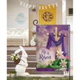 thumbnail image 2 of Easter Cross Print Garden Flag Vertical Double Sided Farmyard Outdoor Decoration, 2 of 5
