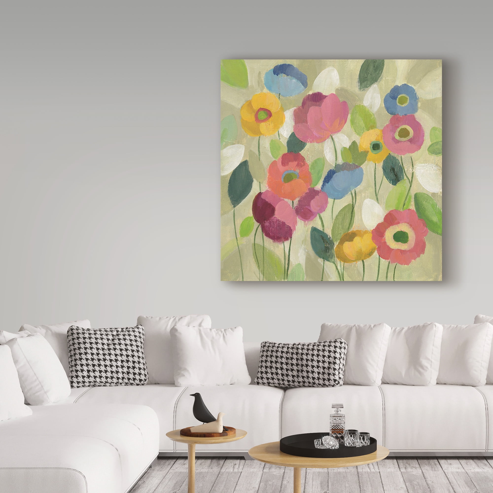 Trademark Fine Art 'Fairy Tale Flowers I' Canvas Art by Silvia Vassileva