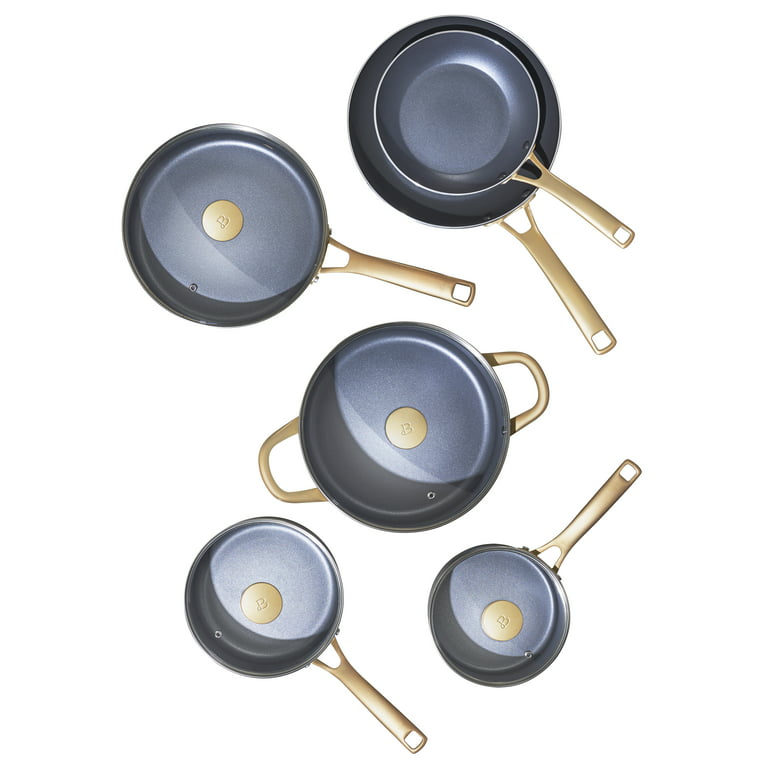 8QT Stock Pot, Black Sesame by Drew Barrymore kitchen utensils free  shipping - AliExpress