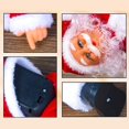 thumbnail image 2 of Figura navideña de Papá Noel que canta Baila Baile callejero Juguete musical para hacer parada de manos Regalo de Papá Noel, 2 of 5