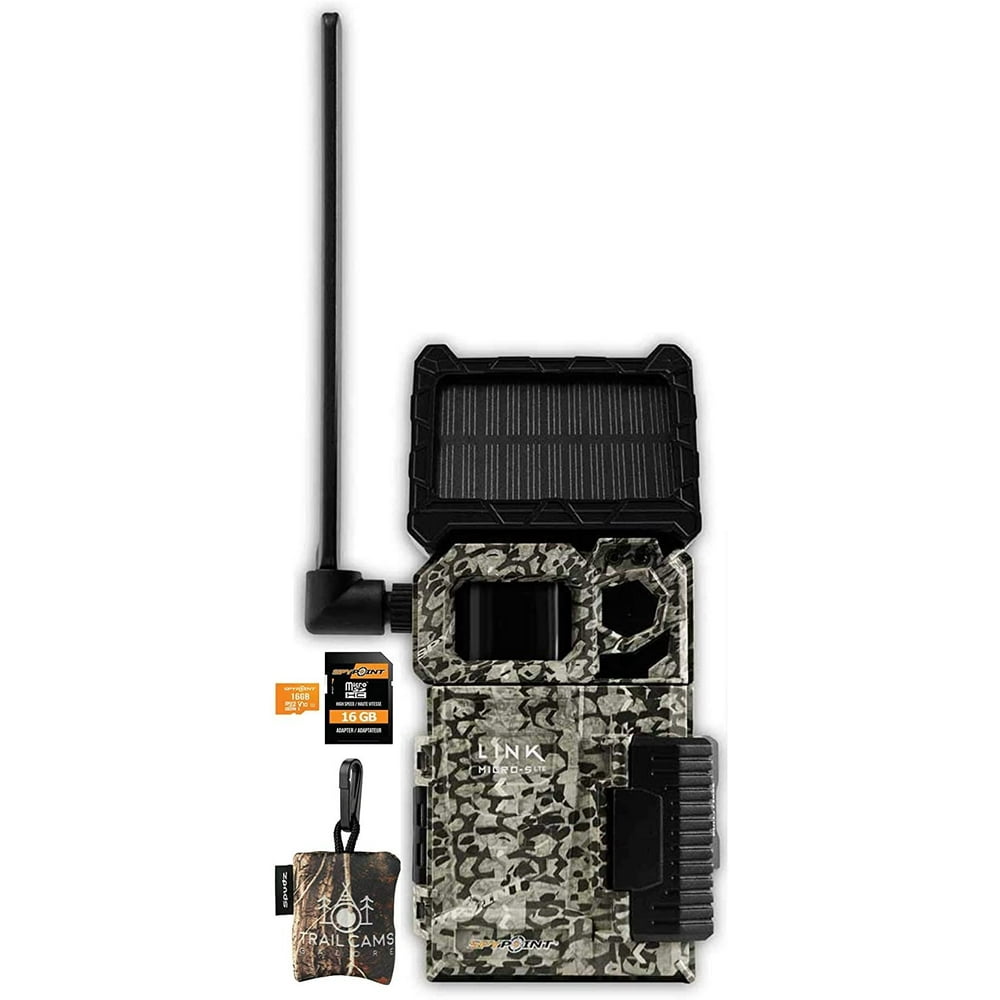 Spypoint Link MicroSLTE Solar Cellular Camera with LIT10 Battery