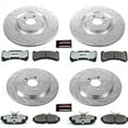 thumbnail image 3 of PowerStop Front and Rear Z26 Street Warrior Carbon-Fiber Ceramic Brake Pad and Drilled and Slotted Rotor Kit Fits: FORD Select Models K6401-26, 3 of 9