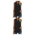 thumbnail image 1 of Blusa sin mangas Minnieouse para mujer chaleco transpirable cuello en V, 1 of 6
