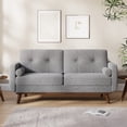 thumbnail image 5 of 65"Mid Century Modern Couch Sofa Loveseat,Comfy Love Seat Couches for Living Room,2 Seater Button Tufted Upholstered  Couch Sofa for Bedroom Office Small Space, 5 of 10