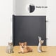thumbnail image 2 of Barrera de puerta antiescape para mascotas valla retráctil automática divisoria antisalto bloquer gatos entrada instalación con punch sin perforación fácil instalar diseño plegable almacenar protec, 2 of 3