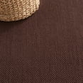 thumbnail image 6 of SAFAVIEH Natural Fiber Cindy Solid Area Rug, Chocolate/Dark Brown, 8' x 8' Round, 6 of 8