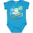 thumbnail image 3 of Inktastic Out of This World Daughter Cute Alien in Outer Space Girls Baby Bodysuit, 3 of 5