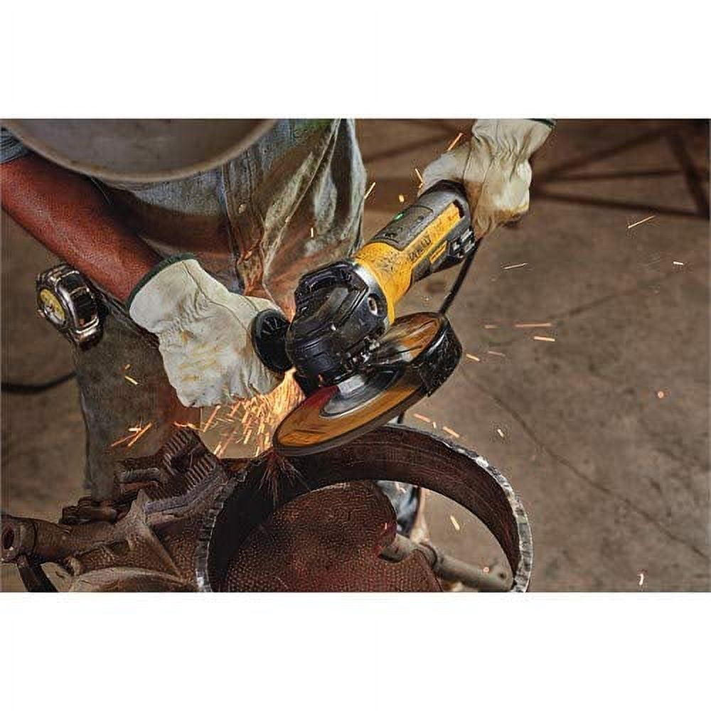 DeWalt Brshls Sm 7" Angle Grinder, Rat Tail, w/Kckbck Brake, EA (115-DWE43840CN)