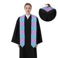 thumbnail image 4 of Fotbe Multicolor Glitter Printed Class of 2024 Graduation Stole, 4 of 7