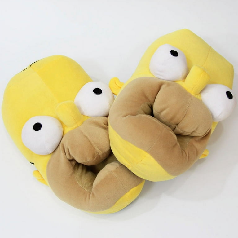 11'' Simpsons Winter Warm Plush Slippers Toys For Kids Homer