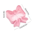 thumbnail image 3 of Bandeja de Drenaje para Jabón Plástico con Lazo - 15×13.5×6cm, Estante Decorativo para Lavabo del Baño, Diseño Antideslizante Previo la Acumulación de Agua, Rosa/Blanco, 3 of 7