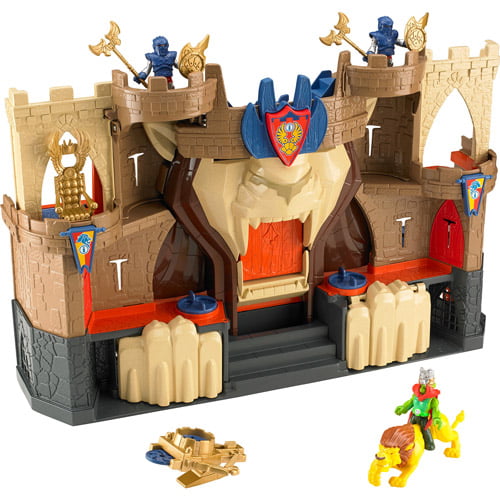 Imaginext coffret Château Fort Aventure du Lion avec une figurine de roi,  jouet pour enfant de 3 à 8 ans, HCG45