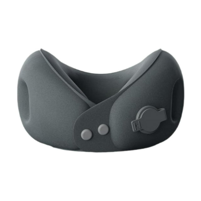 lionlar Oreiller de Voyage Gonflable Ergonomique Plié pour Camping Voiture Randonnée Sans Étui de Rangement