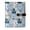Blue Floral Bear, variant on DIY Blue Heart Cat Printed Microfiber Leather Notebook 9.2x6.7" Refillable Binder Journal with Pen Loop&Pockets 100 Sheets
