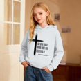 thumbnail image 5 of Byoo Big Boys Basic Hoodie Bible Verse Print Long Sleeve Pullover Hoodie Comfortable Soft Casual Tops, Pink, 5 of 5